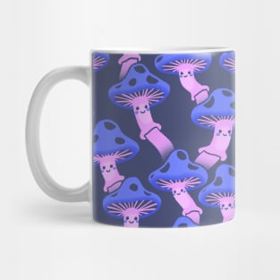 Happy Mushroom Pattern 6 Mug